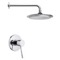 Chrome Shower Faucet Set with 9